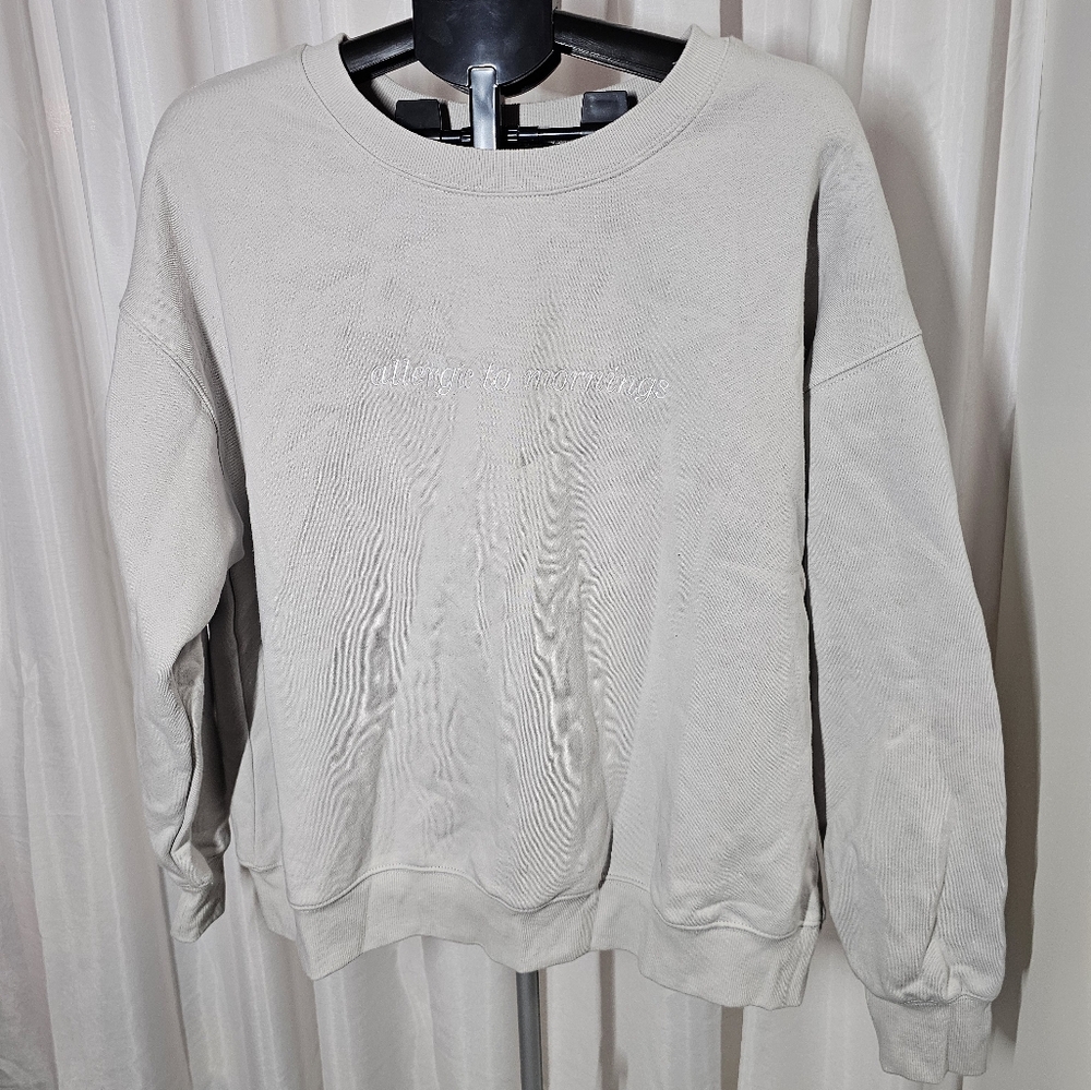 Casual Light Gray Pullover